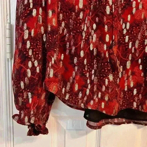 Love the Label Jane Peasant Blouse Size M - Picture 6 of 6